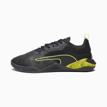 Fuse 2.0 Hyperwave Men's Training Shoes, PUMA Black-Yellow Burst, small-AUS