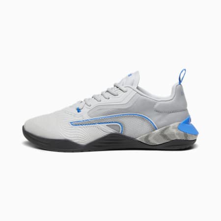 Fuse 2.0 Hyperwave Men's Training Shoes, Ash Gray-PUMA Black-Ultra Blue, small-PHL