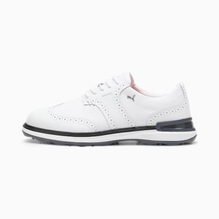 PUMA AVANT Wingtip Men's Golf Shoes, PUMA White-PUMA White, small-AUS