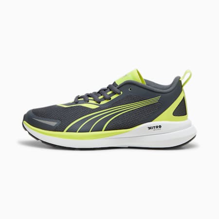 PUMA Kruz NITRO sneakers voor jongeren, Strong Gray-Lime Pow-PUMA White, small