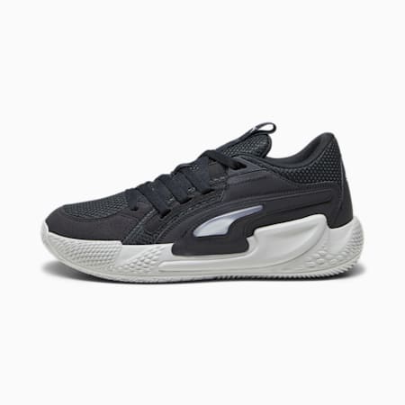 Court Rider Chaos Team Basketball Shoes, Ash Gray-PUMA Black, small-PHL