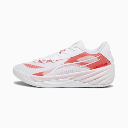 All-Pro NITRO Team Unisex Basketball Shoes, PUMA White-For All Time Red, small-AUS