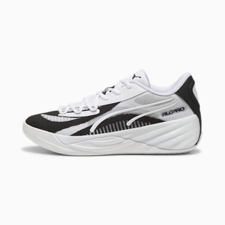 All-Pro NITRO Team Basketball Shoes, PUMA White-PUMA Black, small