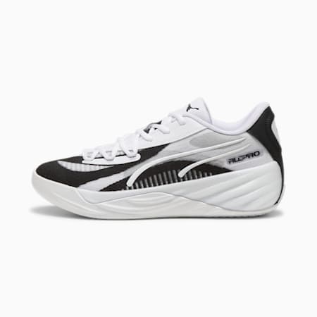 All-Pro NITRO Team Basketball Shoes, PUMA White-PUMA Black, small-IDN