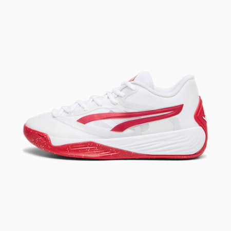 Stewie 2 Team Women's Basketball Shoes, PUMA White-For All Time Red, small-NZL