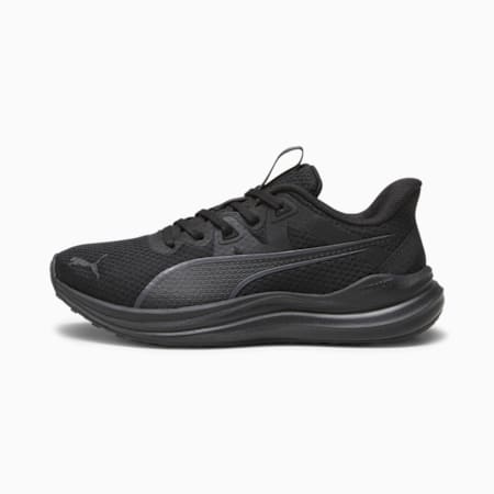 Sepatu Lari Remaja Reflect Lite, PUMA Black-Cool Dark Gray, small-IDN