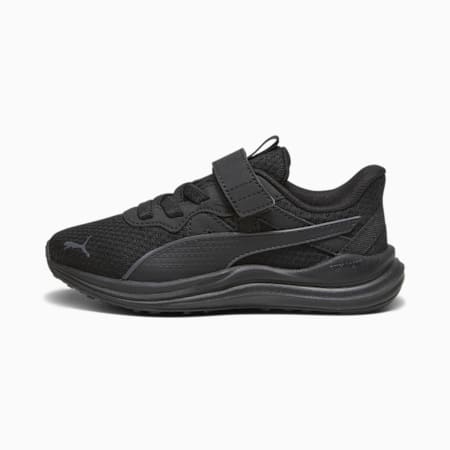 Reflect Lite Running Shoes - Kids 4-8 years, PUMA Black-Cool Dark Gray, small-AUS