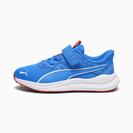 Reflect Lite Running Shoes - Kids 4-8 years, Ultra Blue-PUMA White-For All Time Red, small-NZL