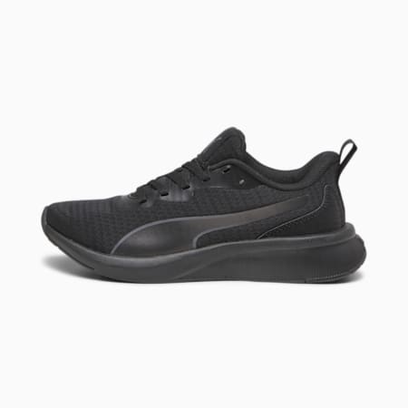 Flyer Lite Youth Sneakers, PUMA Black-Cool Dark Gray, small-SEA