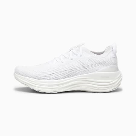 รองเท้าวิ่งผู้ชาย ForeverRun NITRO Knit Men's Running Shoes, PUMA White-Feather Gray, small-THA