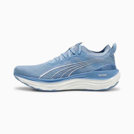 ForeverRun NITRO Knit Men's Running Shoes, Zen Blue-Silver Mist-PUMA Silver, small-IDN