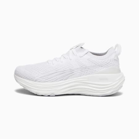 ForeverRun NITRO Knit Women's Running Shoes, PUMA White-Feather Gray, small-AUS