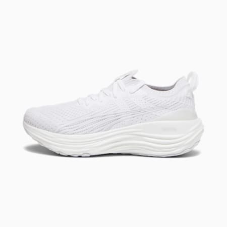 ForeverRun NITRO Knit Women's Running Shoes, PUMA White-Feather Gray, small-AUS