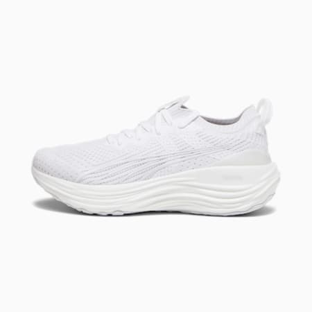 ForeverRun NITRO Knit Women's Running Shoes, PUMA White-Feather Gray, small-THA