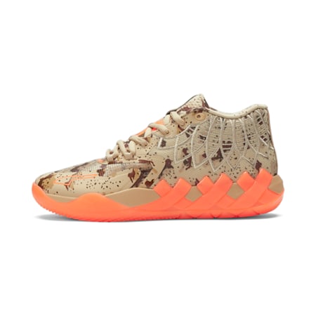 Chaussures de basketball MB.01 Digital Camo, Pale Khaki-Ultra Orange, small-DFA