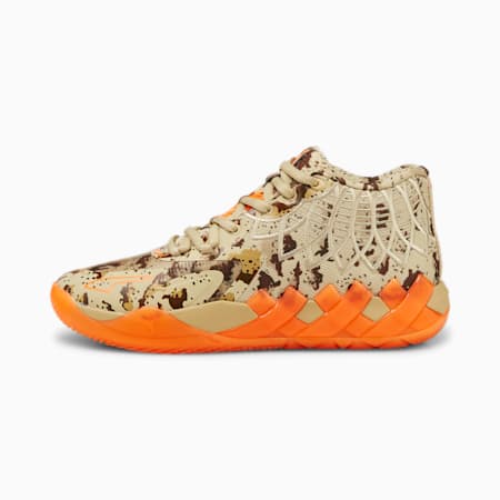 MB.01 Digital Camo Basketball Shoes, Pale Khaki-Ultra Orange, small