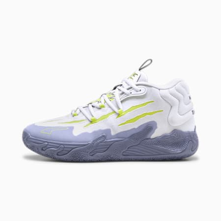 MB.03 Hills basketbalschoenen, Feather Gray-Lime Smash, small