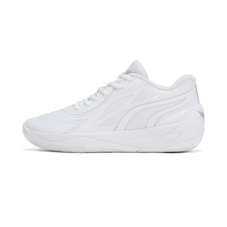 Sepatu Basket MB.02 Lo, PUMA White-PUMA Silver, small-IDN