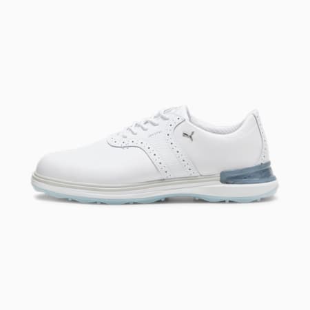 Sepatu Golf Pria PUMA Avant, PUMA White-Ash Gray-Icy Blue, small-IDN