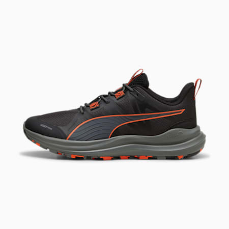 Reflect Lite Trail Running Shoes, PUMA Black-Flame Flicker, small-PHL