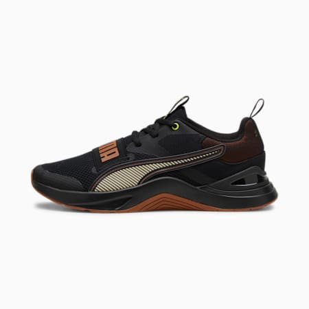 Prospect Training Shoes, PUMA Black-Teak-Putty-Lime Pow, small