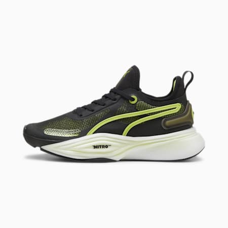 PWR NITRO™ SQD Women's Training Shoes, PUMA Black-Lime Squeeze-Lime Pow, small-IDN