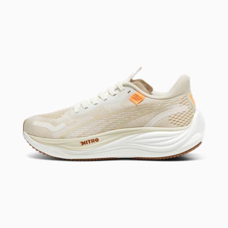 Damskie buty do biegania Velocity NITRO™, Vapor Gray-Putty-Neon Citrus, small