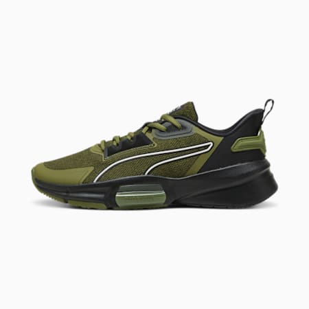 Sepatu Olahraga PWRFrame TR 3 Neo Force, Olive Green-PUMA Black, small-IDN