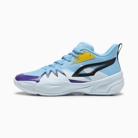 Genetics Unisex Basketball Shoes, Luminous Blue-Icy Blue, small-AUS