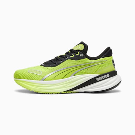 Magnify NITRO™ Tech 2 hardloopschoenen voor heren, Lime Pow-PUMA Black-PUMA Silver, small