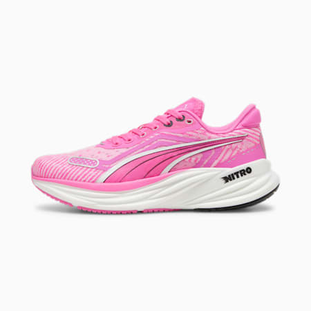 Magnify NITRO™ Tech 2 hardloopschoenen voor dames, Poison Pink-PUMA Silver-PUMA White, small
