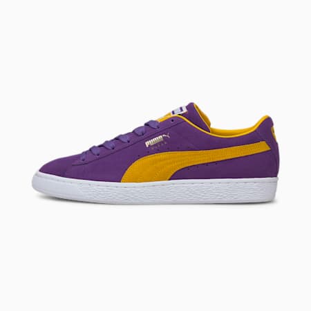 Suede Teams Trainers, Prism Violet-Spectra Yellow, small-PHL