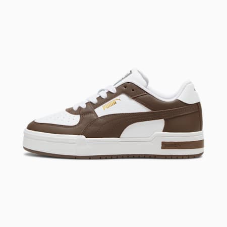 CA Pro Classic Unisex Sneakers, PUMA White-Espresso Brown-Puma Team Gold, small-AUS