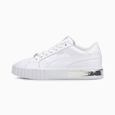 Cali Star Metallic Women's Trainers, Puma White-Puma Silver, small-SEA