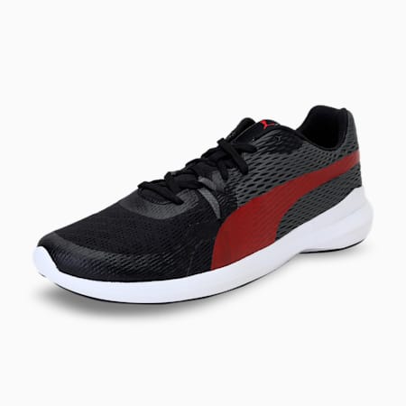 Wave V1 Men's Shoes, Puma Black-High Risk Red, small-IND