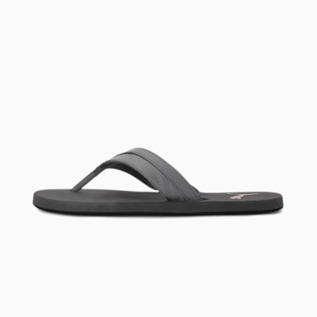 puma flip flops red