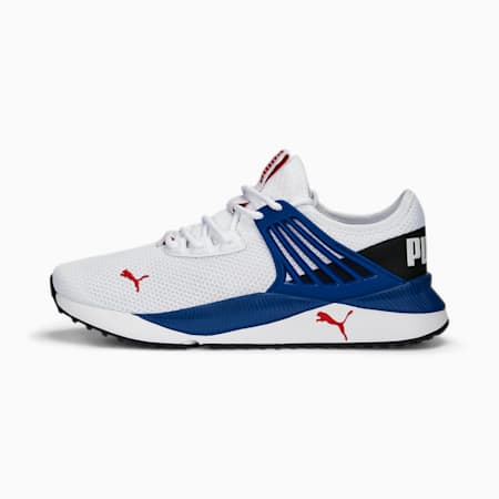 Pacer Future Trainers, PUMA White-Clyde Royal-For All Time Red, small-AUS