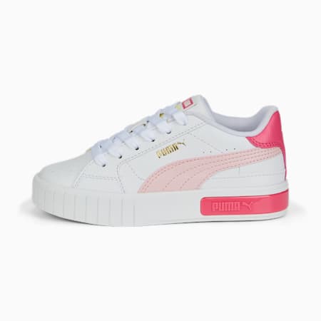 נעלי ספורט לילדים Cali Star, Puma White-Almond Blossom-Sunset Pink, small-DFA