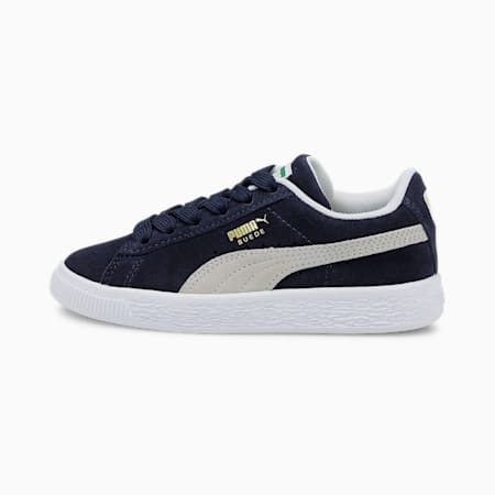 Suede Classic XXI Kids' Trainers, Peacoat-Puma White, small-DFA