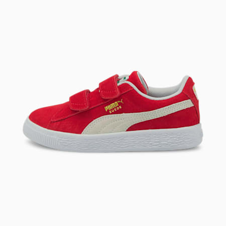 Suede Classic XXI Sneakers - Kids 4-8 years, High Risk Red-Puma White, small-AUS