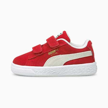 נעלי ספורט מבד זמש לתינוקות Classic XXI, High Risk Red-Puma White, small-DFA