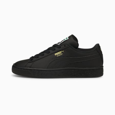 Młodzieżowe buty sportowe Basket Classic XXI, Puma Black-Puma Black, small