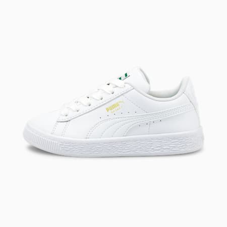 Basket Classic XXI Little Kids' Shoes, Puma White-Puma White, small