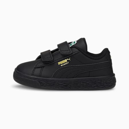 Basket Classic XXI Babies' Trainers, Puma Black-Puma Black, small