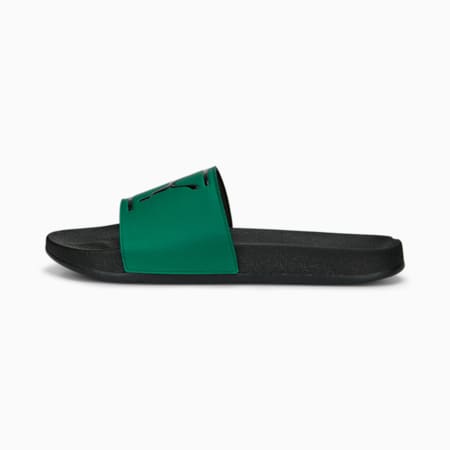 Puma slides green discount