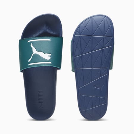 Navy blue cheap puma slides