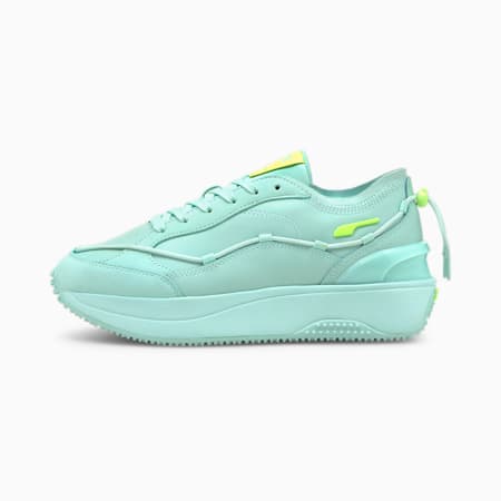 Cruise Rider Lace Mono Women's Sneakers, Eggshell Blue-Green Glare, small-AUS