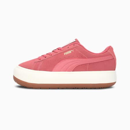 Suede Mayu Women's Sneakers, Mauvewood-Marshmallow-Gum, small-IND