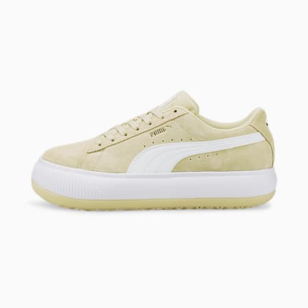 Suede Mayu Women's Sneakers, Anise Flower-Puma White, small-AUS