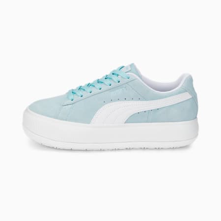 Suede Mayu Women's Trainers, Light Aqua-Puma White-Marshmallow, small-IDN